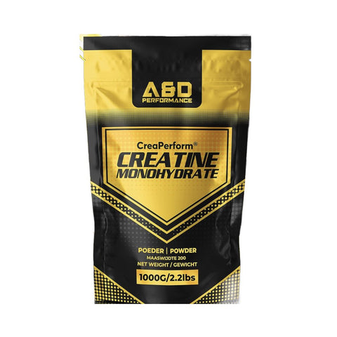 Creatina monohidrata 1kg, pudra, A&D Performance, Supliment alimentar pe baza de creatina monohidrata
