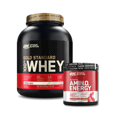 Train like a PRO - Whey Gold Standard 2.27kg + GRATUIT Amino Energy 270g