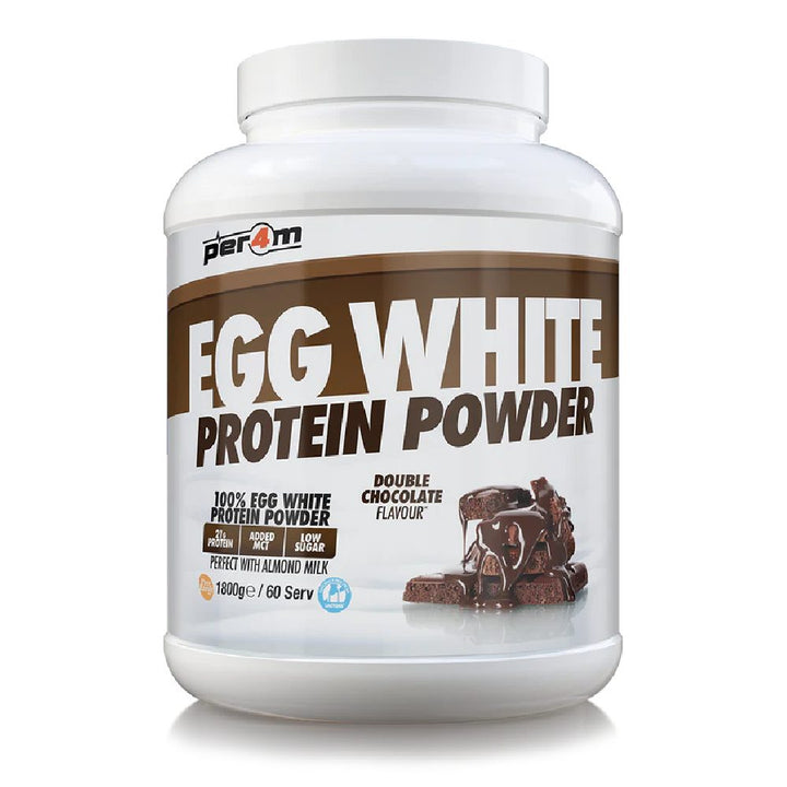 Egg White Protein Powder, pudra, 1800g, Per4m, Proteine din ou
