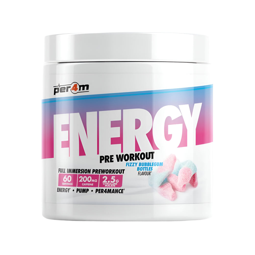 Energy 390g, pudra, Per4m, Pre-workout cu cofeina