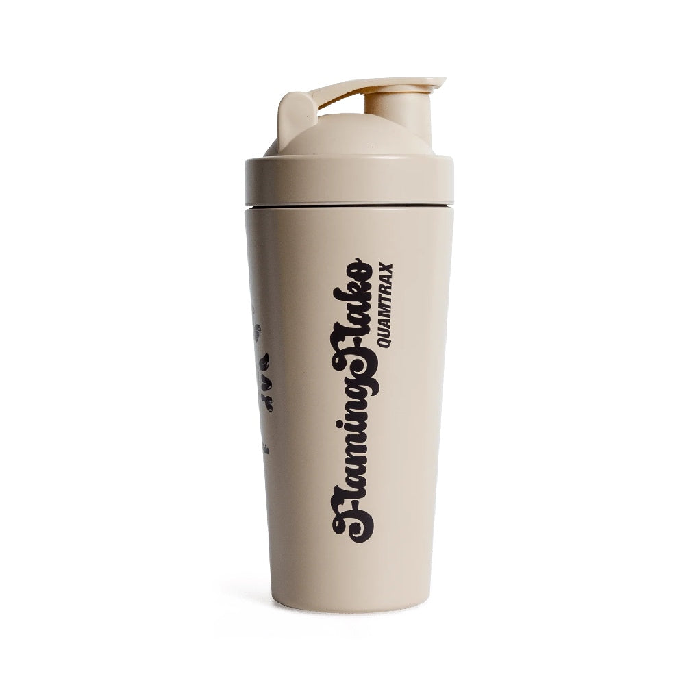 Shaker metalic 739ml, Quamtrax, Shaker fitness din otel inoxidabil