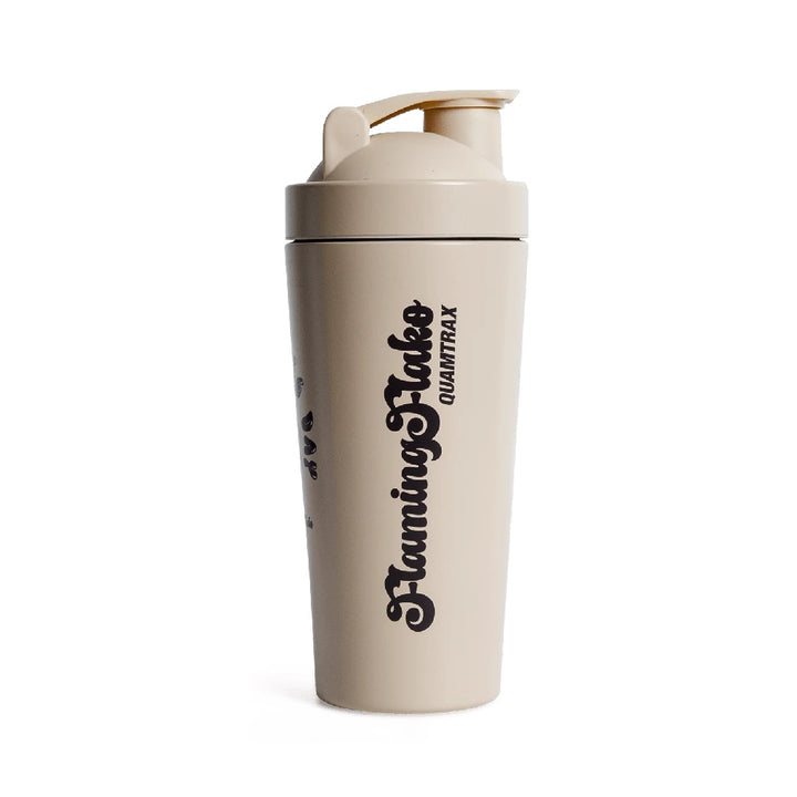 Shaker metalic 739ml, Quamtrax, Shaker fitness din otel inoxidabil