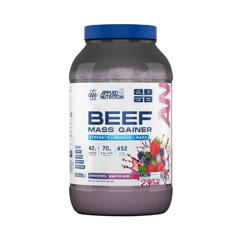 Beef Mass Gainer 3130g, pudra, Applied Nutrition, Supliment crestere masa musculara