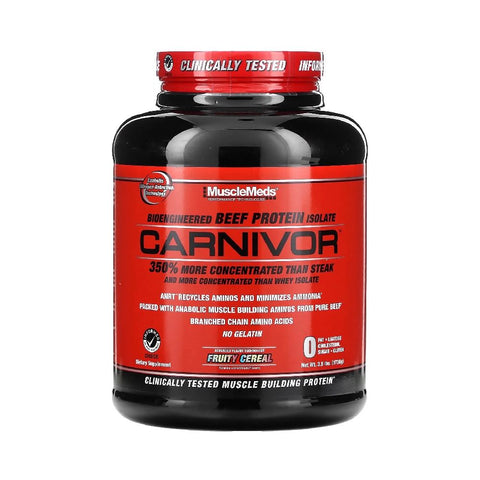 Carnivore, powder, 1.6kg, Musclemeds, Beef protein isolate