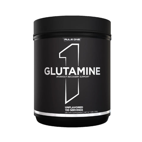 Glutamina 689g, pudra, Rule One, Supliment alimentar pentru refacere