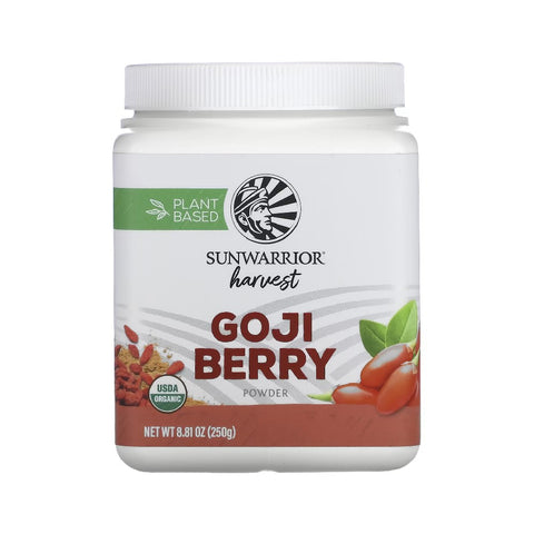 Pulbere organica de fructe goji 250g, Sunwarrior, Supliment alimentar de tip antioxidanti