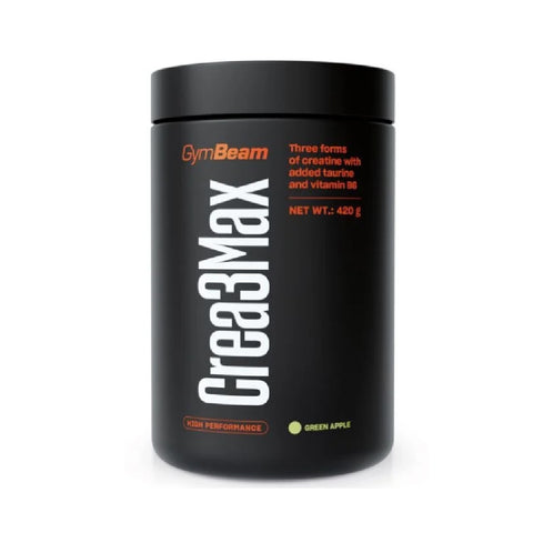 Crea3Max 420g, pudra, GymBeam, Creatina, taurina si vitamina B6