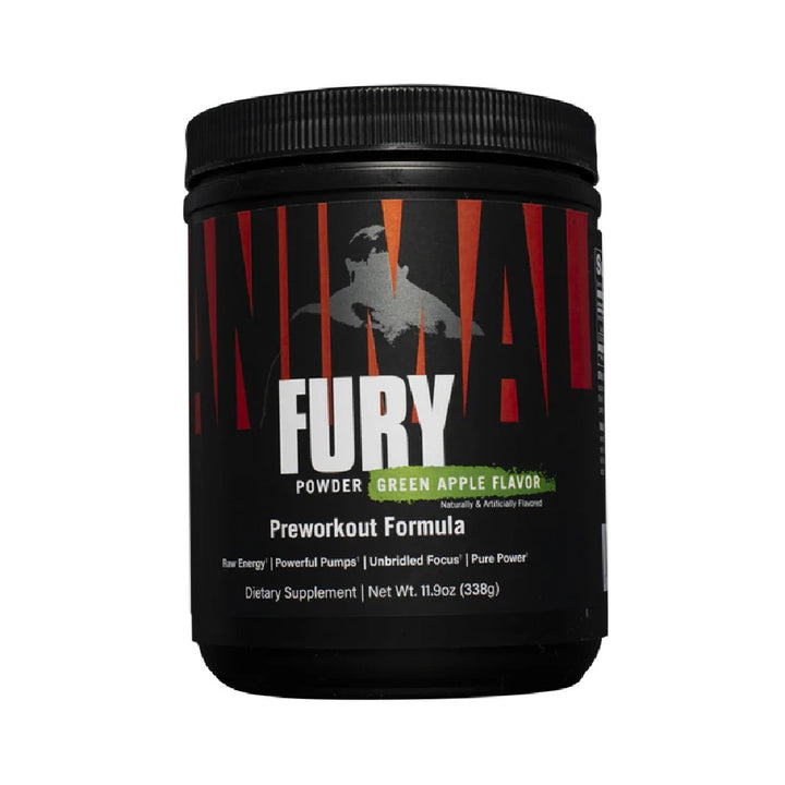 Animal Fury, pudra, 330g, Universal, Supliment alimentar pre-workout cu cofeina
