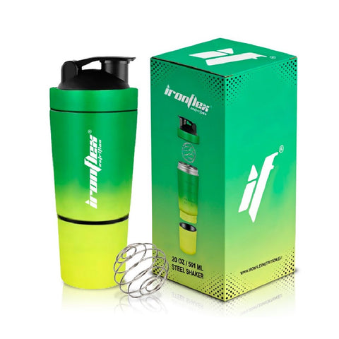 Steel Shaker 591 ml, IronFlex, Shaker