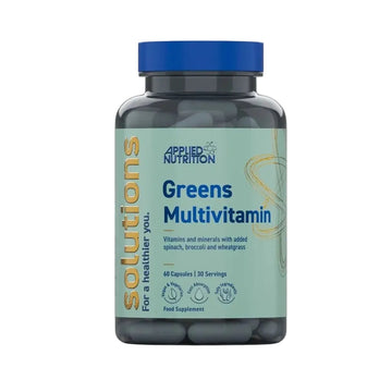 Solutions Greens Multivitamin 60 capsule, Applied Nutrition Greens, Vitamine, minerale si ingrediente vegetale