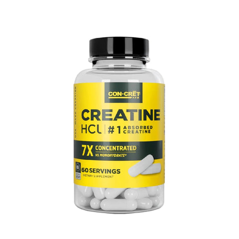 Con-Cret Creatina HCL 60 capsule, Promera, Supliment alimentar de tip creatina