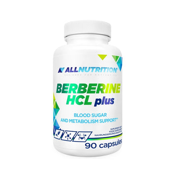 Berberina HCL Plus 90 capsule, AllNutrition, Extracte vegetale, vitaminele B6 si B12, acid folic si crom