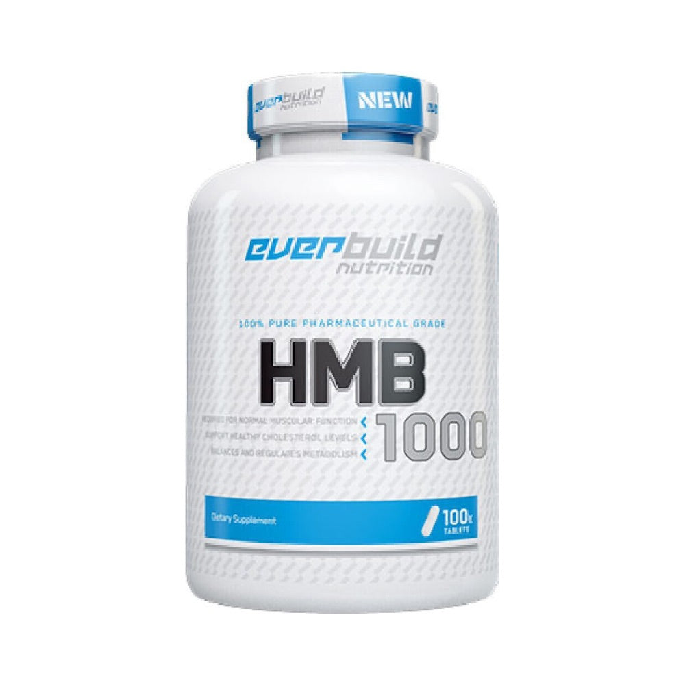 HMB 1000mg, 100 tablete, Everbuild Nutrition, Supliment alimentar pentru performanta