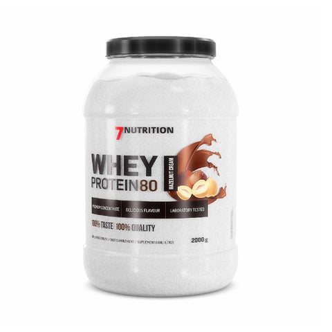 Whey Protein 80 2kg, pudra, 7Nutrition, Supliment alimentar de tip proteina din zer