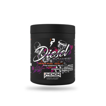 Diesel Power Pre-Workout, 342g, pudra, Phenom, Supliment alimentar pre-workout fara cafeina