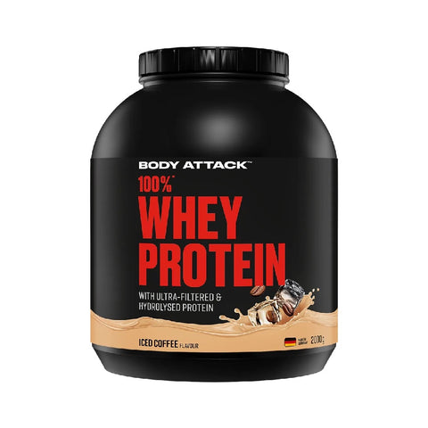 100% Whey Protein, powder, 2000g, Body Attack, Whey protein food supplement