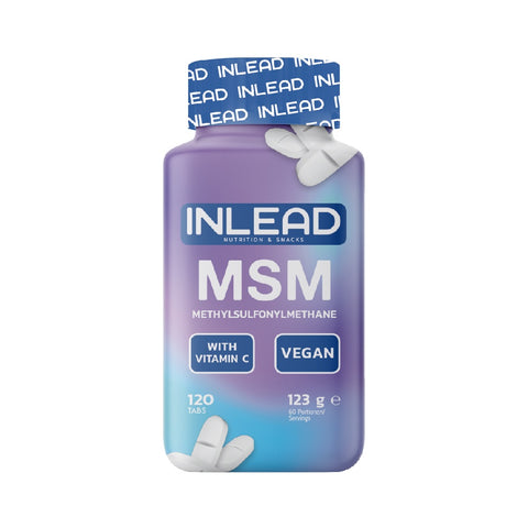 MSM + Vitamina C 120 tablete, Inlead, Supliment alimentar de tip vitamine