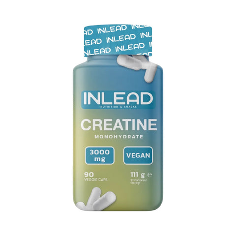 Creatina monohidrat 90 capsule, Inlead, Supliment de tip creatina