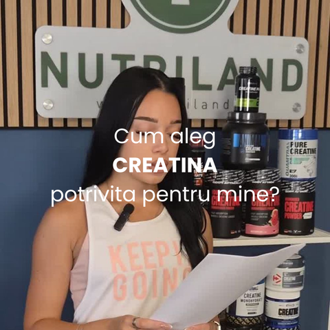 Cum aleg creatina potrivita pentru mine?