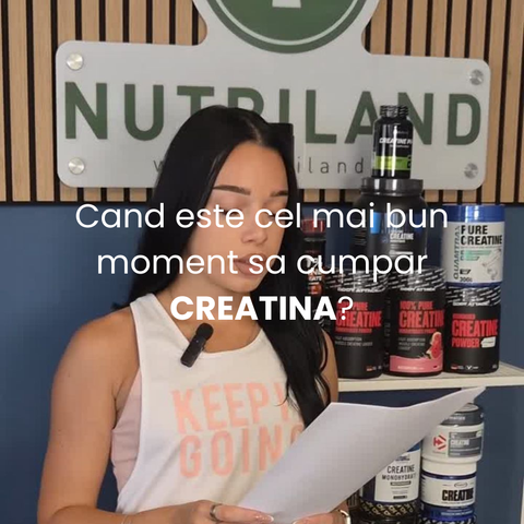 Cand este cel mai bun moment sa cumpar creatina?