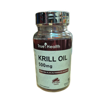 Krill 500mg 60 capsule, True Health, Ulei de krill antarctic