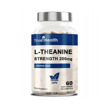L-Teanine 200mg 60 capsule, True Health, L-Teanina si inulina sub forma de capsule