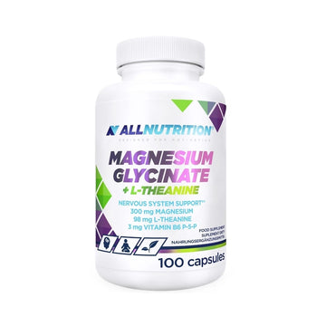 Magneziu Glicinat + L-Theanine 100 capsule, AllNutrition
