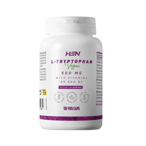 L-triptofan 500mg + vitaminele B6 & B3, 120 capsule, HSN, Supliment alimentar pentru sanatate