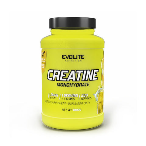 Creatina monohidrat 1000g, pudra,  Evolite Nutrition, Supliment alimentar pe baza de creatina monohidrata pura