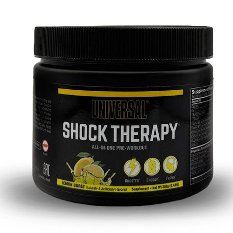 Shock Therapy 200g, pudra, Universal, Pre-workout cu cofeina