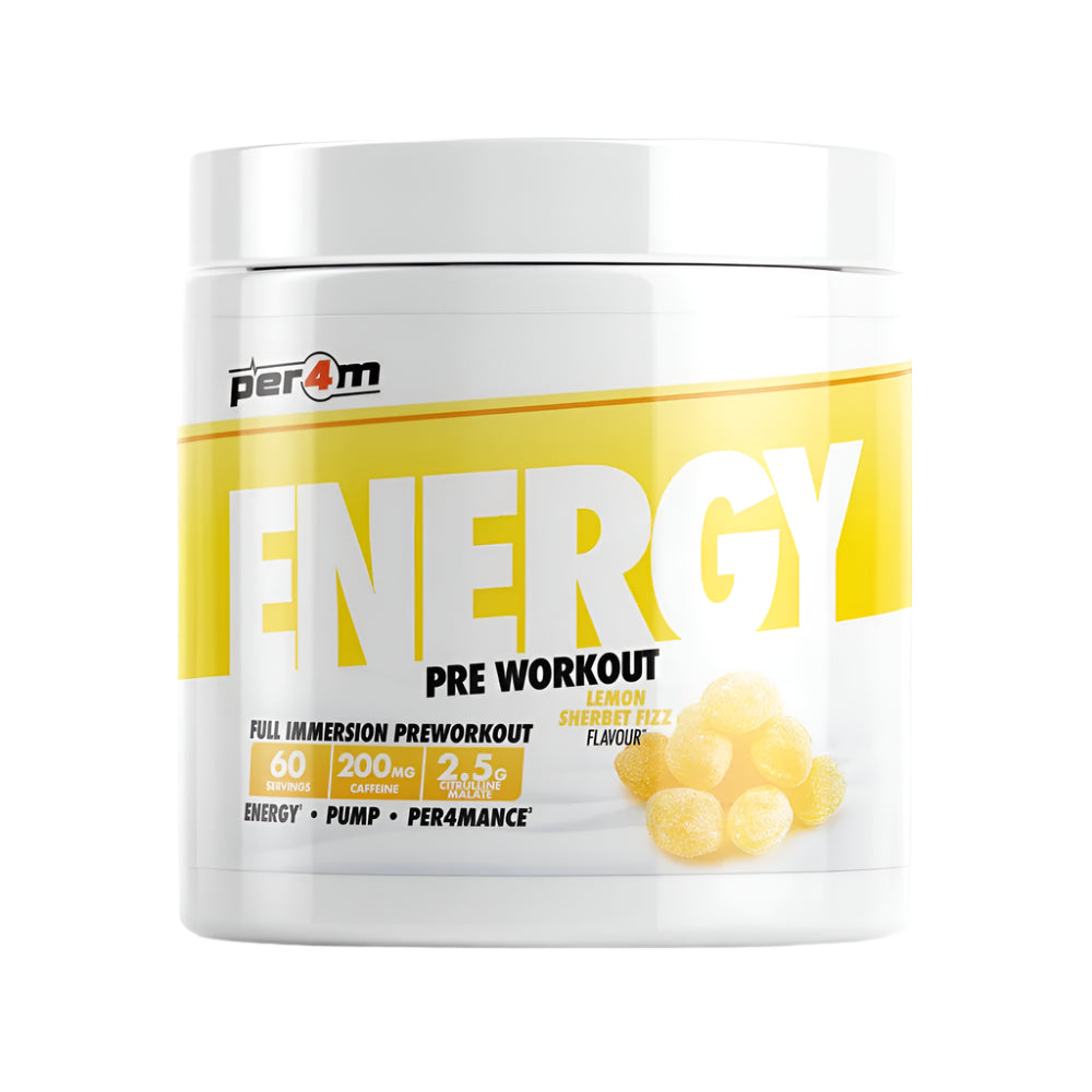 Energy 390g, pudra, Per4m, Pre-workout cu cofeina