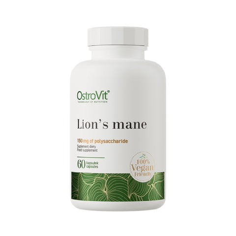 Lion's Mane Vege Mushroom 60 capsules, Ostrovit, Vegan food supplement for health