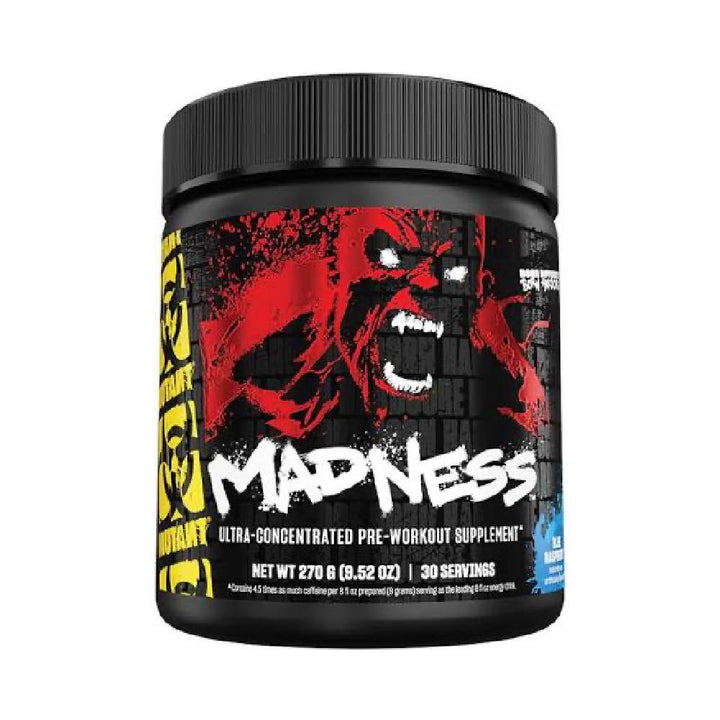 Madness, pudra, 270g, Mutant, Supliment alimentar pre-workout cu cofeina