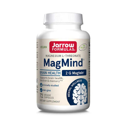 MagMind® 72 capsule, Jarrow Formulas, Magneziu sub forma de Magneziu L-Treonat (Magtein®)