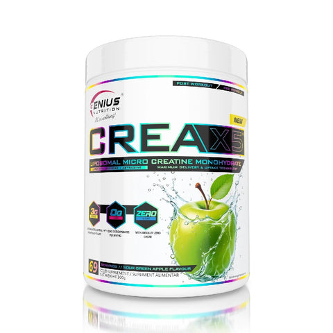 CREA-X5 LIPOSOMAL 300g, pudra, Genius Nutrition, Creatina monohidrat liposomala