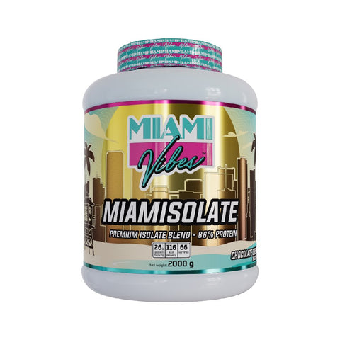 Miamisolate 2000g, pudra, Miami Vibes, Proteina din zer hidrolizata