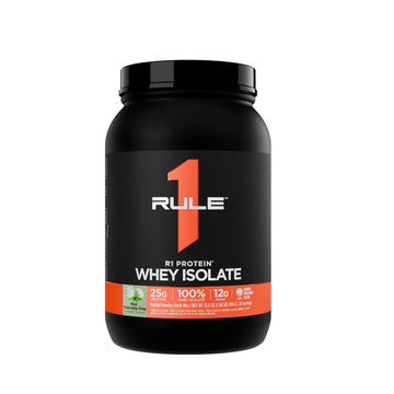 Protein Whey Isolat 896g, pudra, Rule One, Izolat proteic din zer