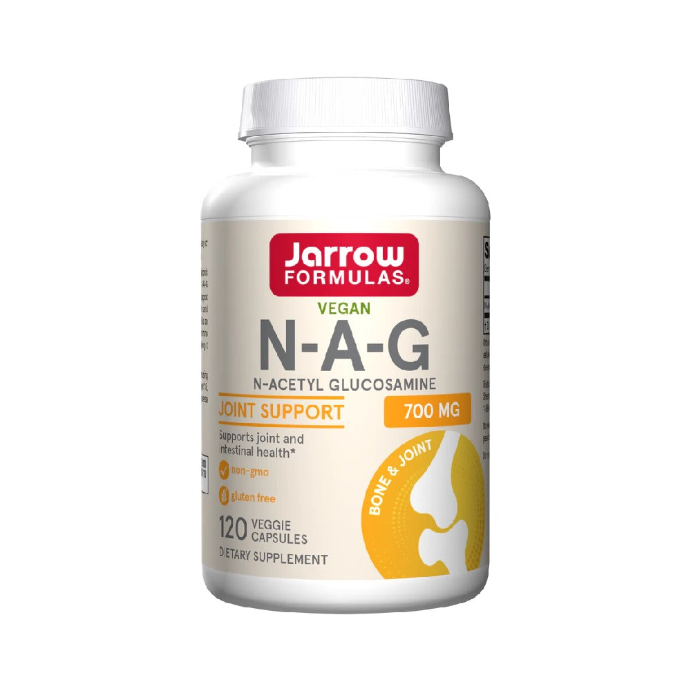 N-A-G 700mg, 120 capsule vegane, Jarrow Formulas, Supliment alimentar pentru articulatii si digestie