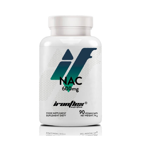 NAC 600mg 90 capsule vegane, Ironflex, Supliment alimentar de tip aminoacid