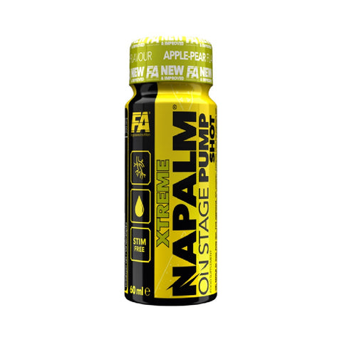 NAPALM On Stage Pump Shot 60ml, Fitness Authority, Supliment alimentar de tip pre-workout