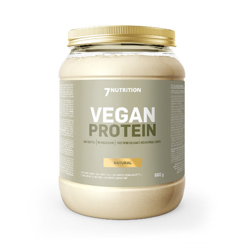 Vegan Protein 660g, pudra, 7Nutrition, Supliment alimentar de tip proteina vegetala