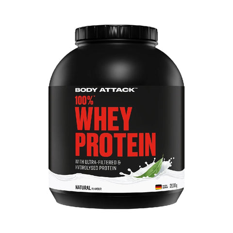 100% Whey Protein, powder, 2000g, Body Attack, Whey protein food supplement