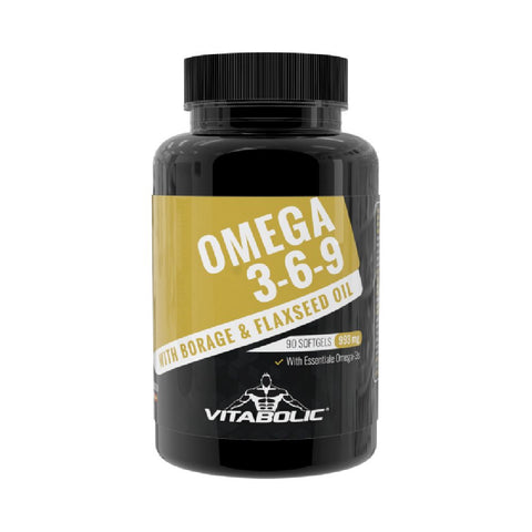 Acizi grasi Omega | Omega 3-6-9, 90 capsule, Vitabolic, Supliment alimentar pentru sanatate 0
