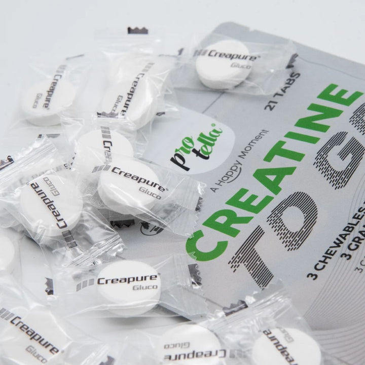 Creatina monohidrata 21 tablete, Protella, Supliment alimentar pe baza de creatina