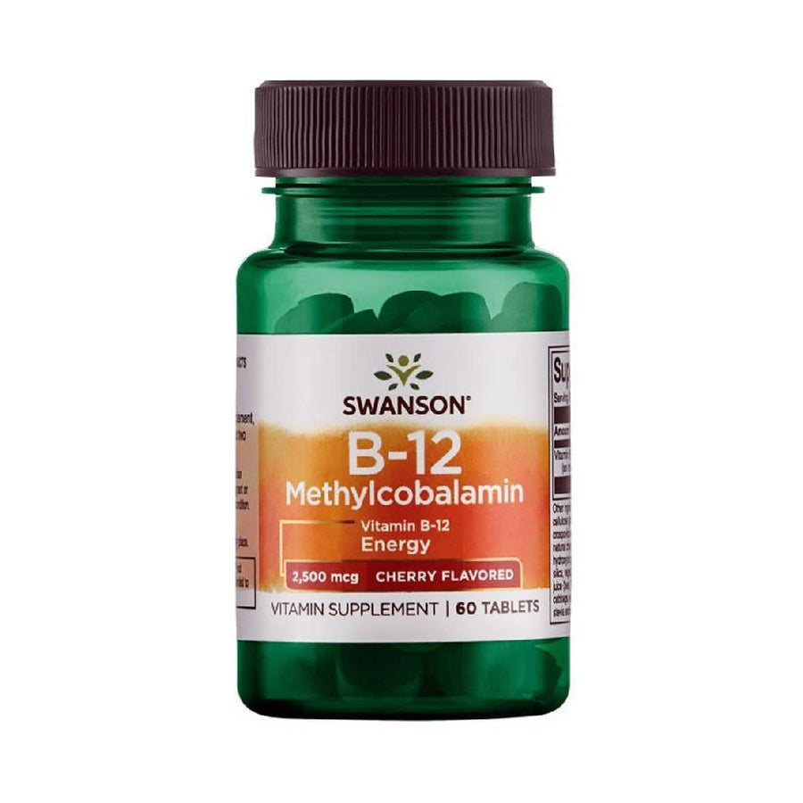 undefined | Vitamina B12 Metilcobalamina 2500mcg, 60 tablete, Swanson, Supliment alimentar pentru sanatate 0