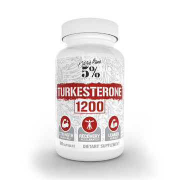 Turkesterone 1200, 90 capsule, 5% Nutrition, Supliment alimentar pentru crestere masa musculara