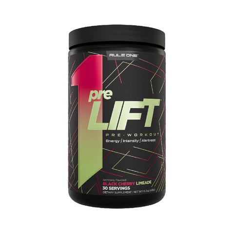 PreLIFT 420g, pudra, Rule One, Supliment alimentar de tip pre-workout cu cofeina