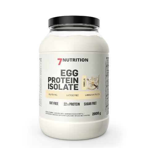 Proteine din ou 2kg, 7Nutrition, Supliment alimentar proteic pe baza de izolat proteic din albus de ou