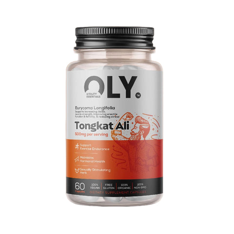 Tongkat Ali 500mg 60 capsule, OLY, Stimulator testosteron