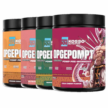 Opgepompt 390g, pudra, Kosso Nutrition, Pre-workout fara cofeina
